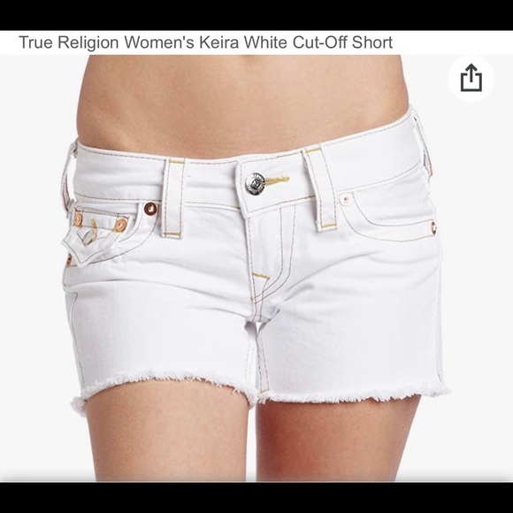 True Religion Keira cutoff shorts - Picture 2 of 9